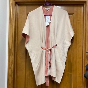 Loft reversible poncho